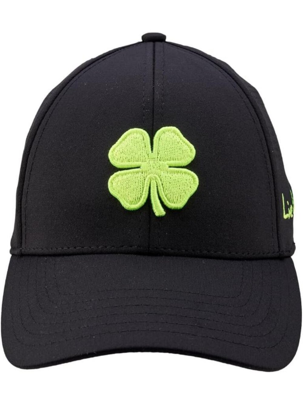 Unisex Black Heather Baseball Cap - Lucky Design, Adjustable Fit, Stylish